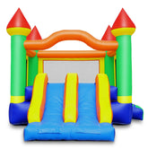 Commercial Mega Double Slide Castle Bounce House w/ Blower by Cloud 9 - Backyard Provider